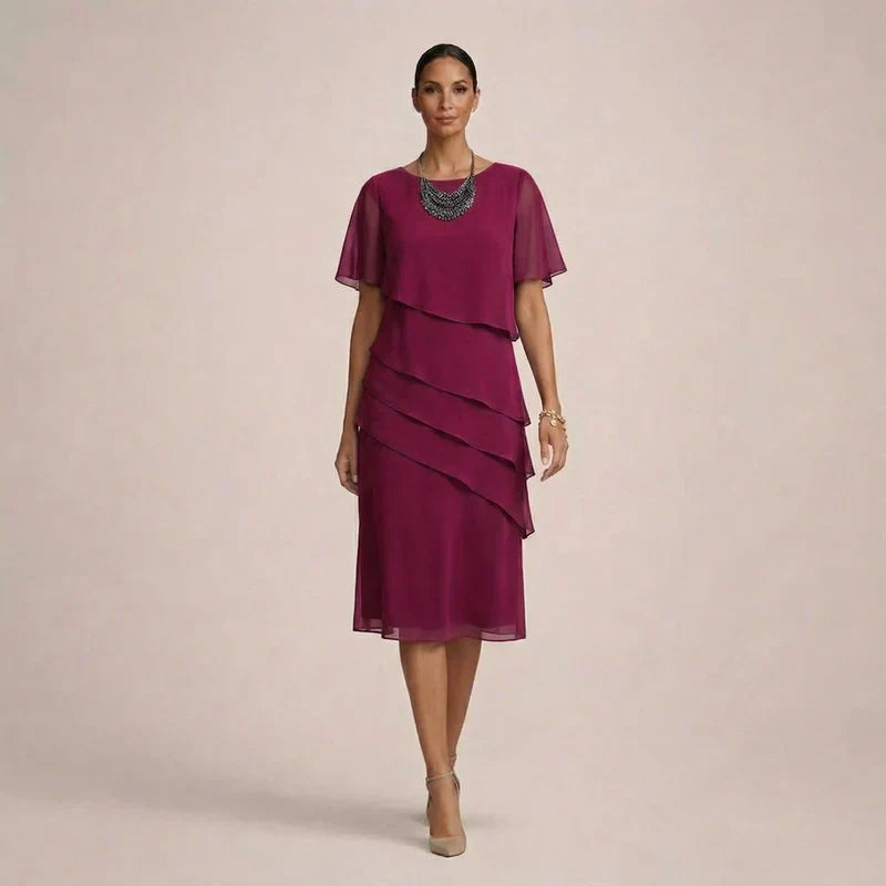 MARA | Elegantes Rüschens Kleid mit schmeichelhaftem Komfort