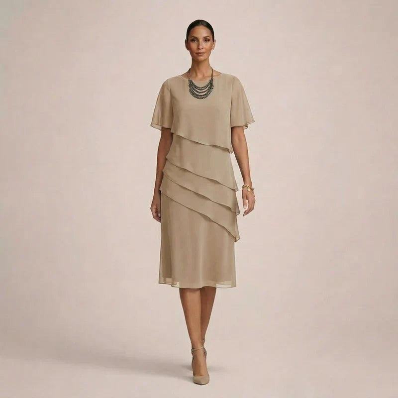 MARA | Elegantes Rüschens Kleid mit schmeichelhaftem Komfort