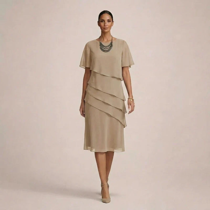 MARA | Elegantes Rüschens Kleid mit schmeichelhaftem Komfort