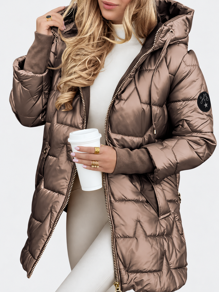 Bettina™ | Steppjacke mit Kapuze