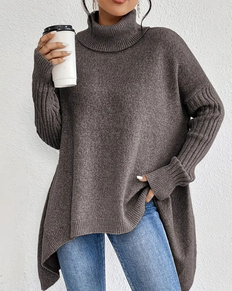 Tara | Übergroßes Shirt mit Bauchbedeckung