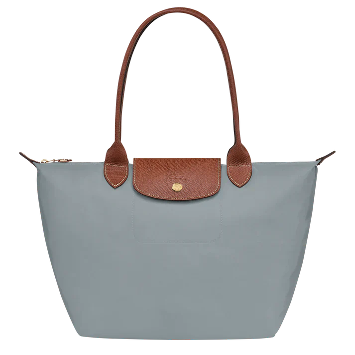 Longchamp - Medium Le Pliage Tote, Stahl