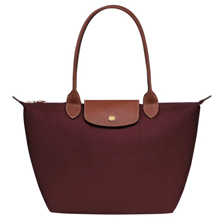 Longchamp - Medium Le Pliage Tote, Burgunderrot