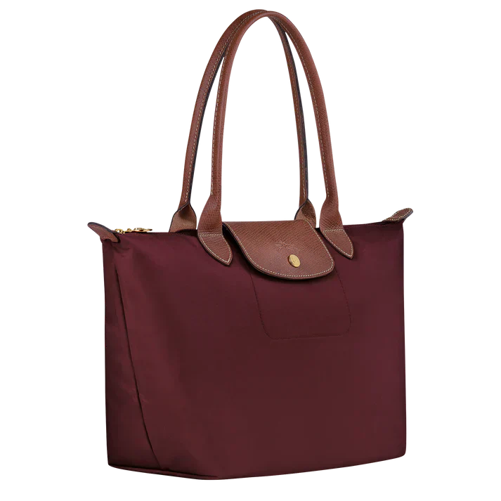 Longchamp - Medium Le Pliage Tote, Burgunderrot