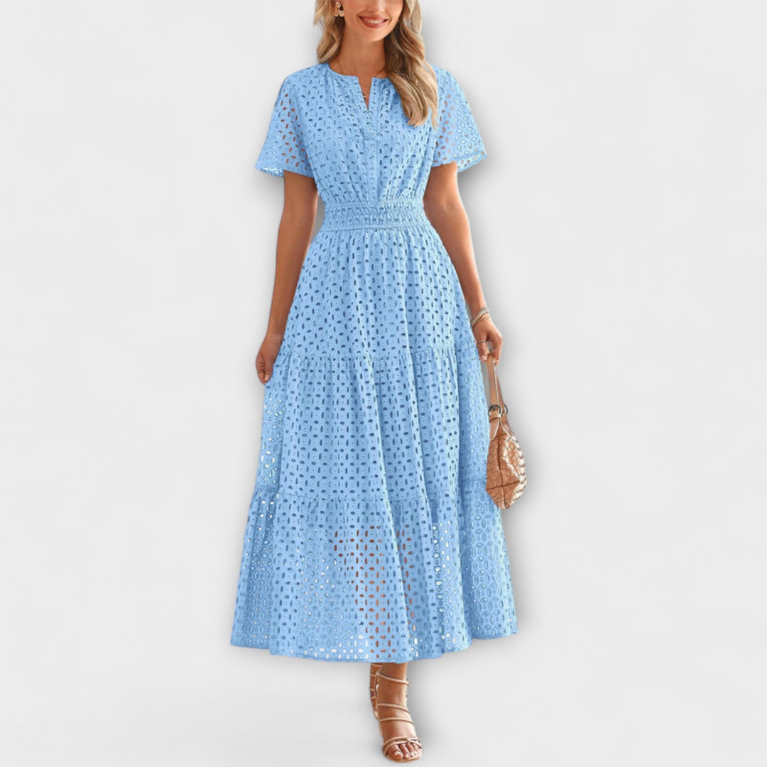 Aurora - Elegantes Spitzen-Sommerkleid