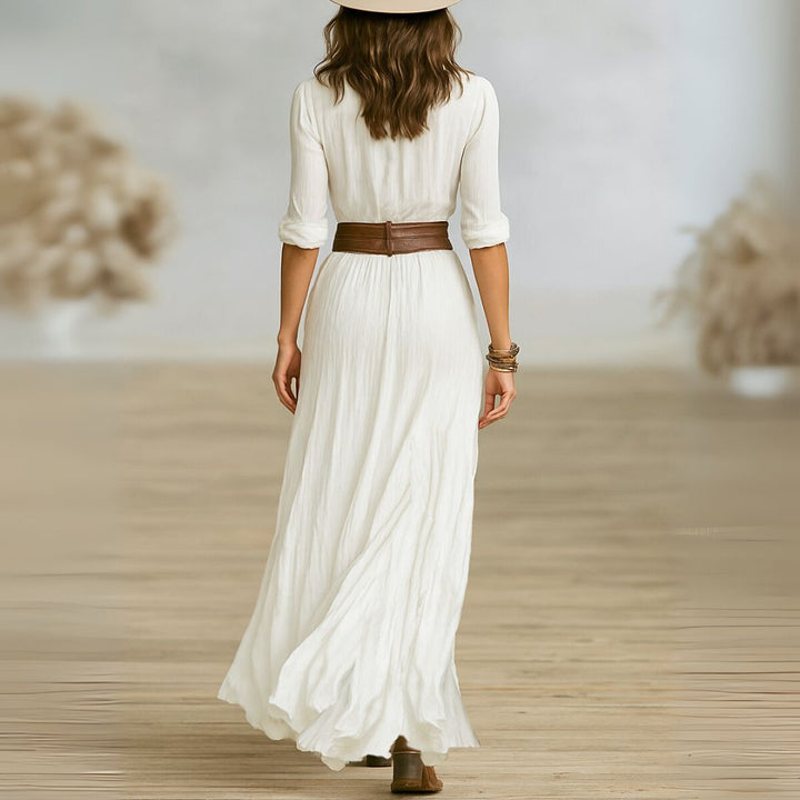 Hayley™ - Elegant Kleid mit Gürtel