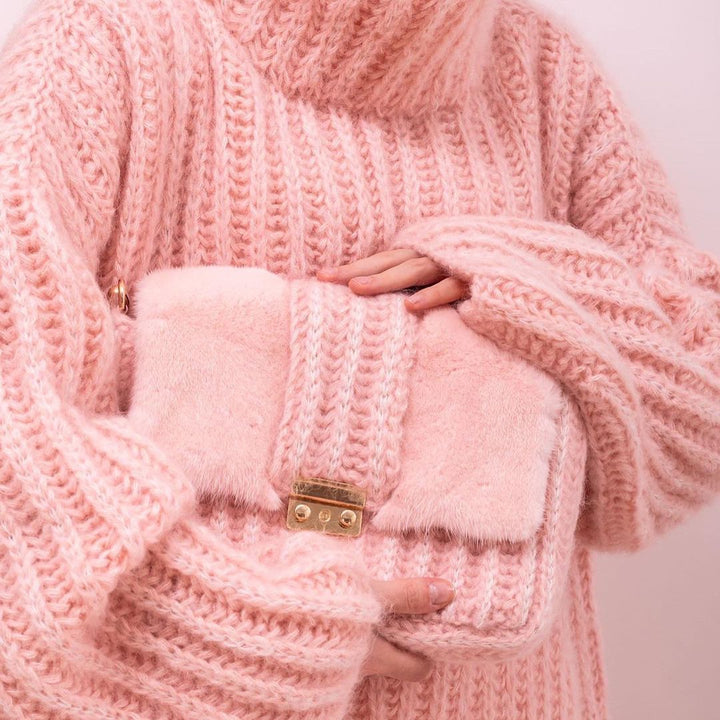 Paulina | Weicher langärmeliger Damen-Kapuzenpullover