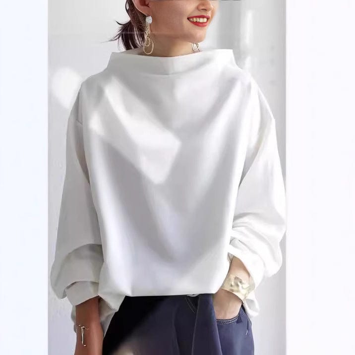 Maren™ | Gemütlicher, lockerer Pullover mit hohem Kragen
