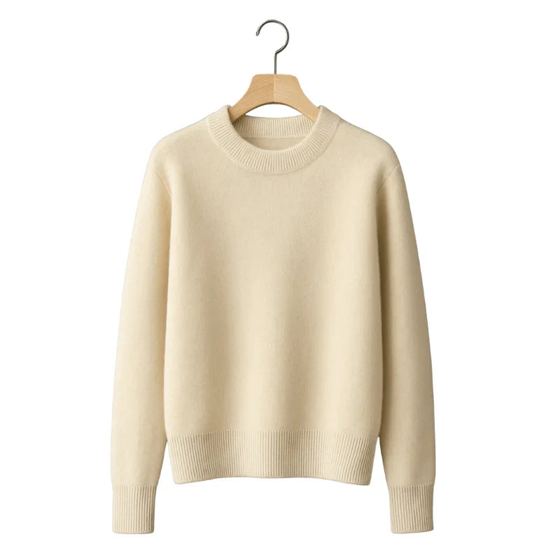 Silvia™ | Klassischer Strickpullover mit kaschmirweicher Haptik