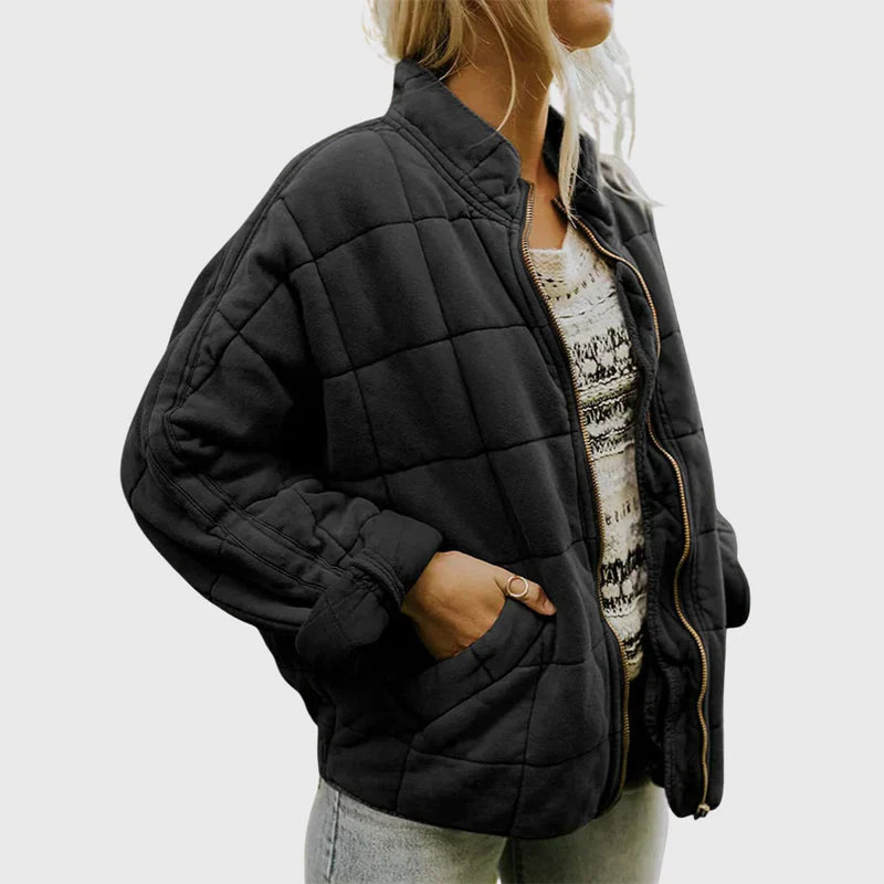 Nalaya™ | Gestepptes Fleece-Jacke mit Reißverschluss