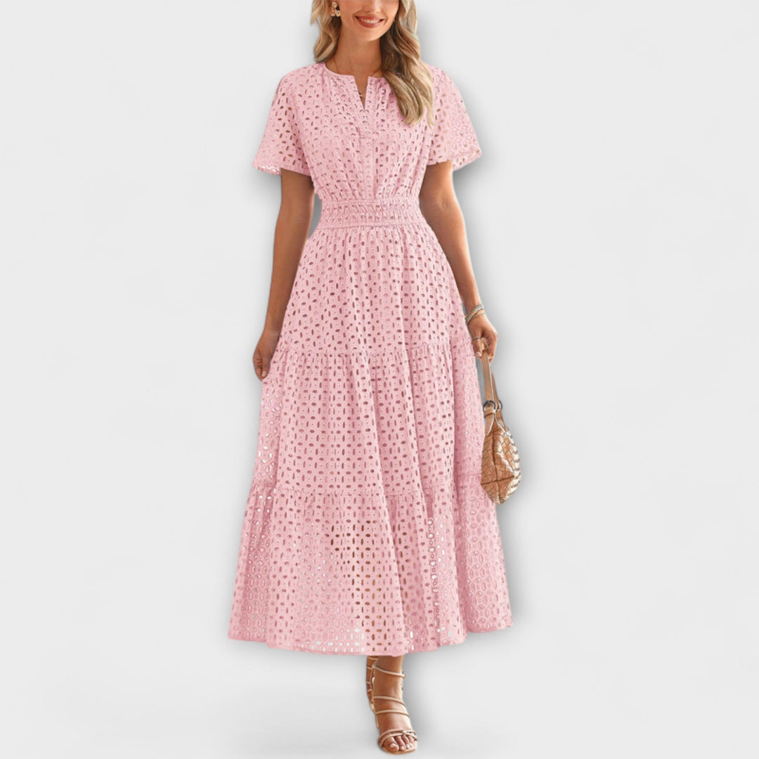 Aurora - Elegantes Spitzen-Sommerkleid
