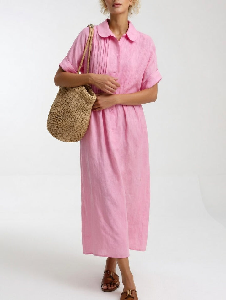 Emma — Fließendes Sommerhemdkleid