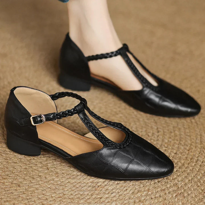 Kepa Leder Mary Janes