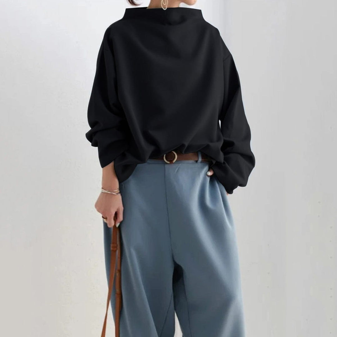Maren™ | Gemütlicher, lockerer Pullover mit hohem Kragen