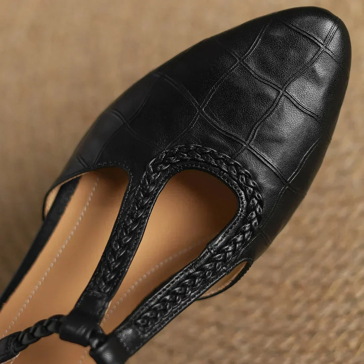 Kepa Leder Mary Janes