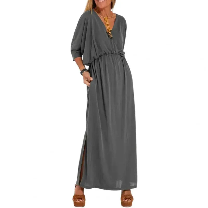ISABELLA | Langes fließendes Kleid mit einzigartigem Stil für jeden Anlass