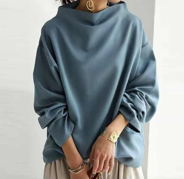 Maren™ | Gemütlicher, lockerer Pullover mit hohem Kragen