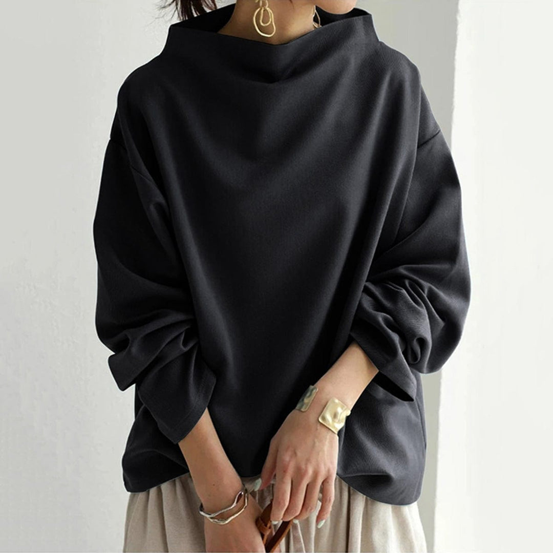 Maren™ | Gemütlicher, lockerer Pullover mit hohem Kragen