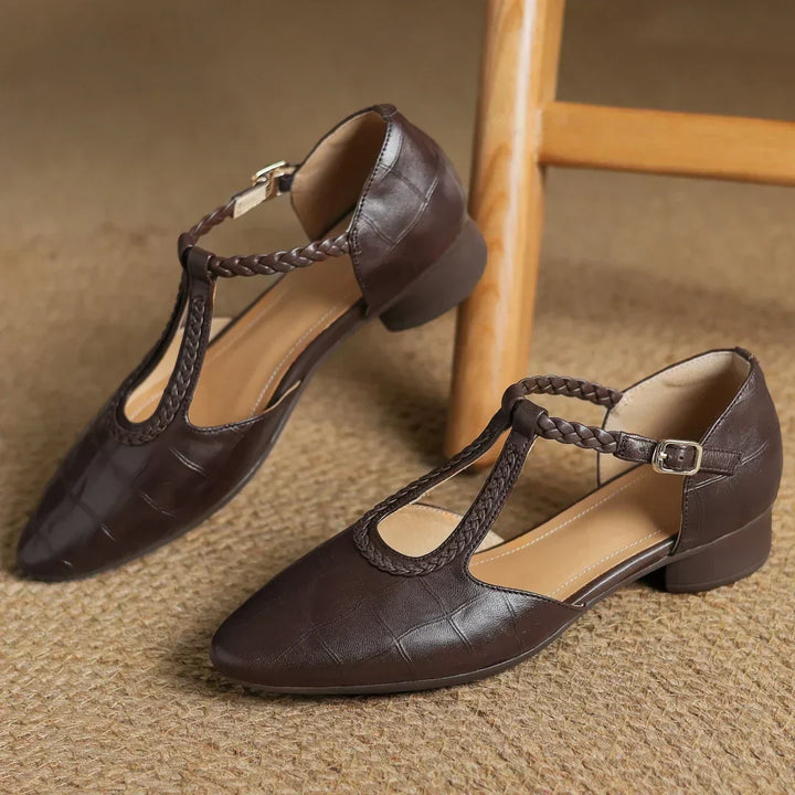 Kepa Leder Mary Janes