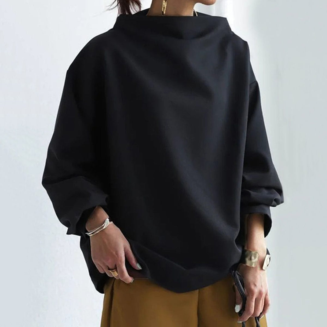 Maren™ | Gemütlicher, lockerer Pullover mit hohem Kragen