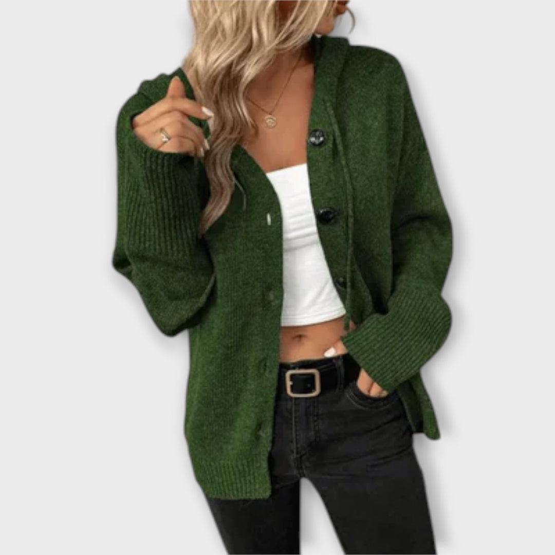 Brittan - Strickcardigan mit Knöpfe