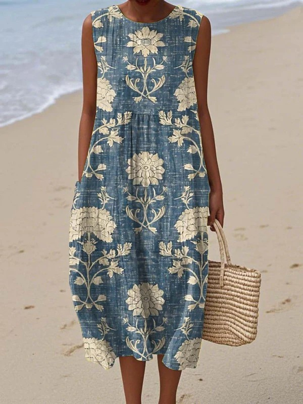 Belle™ Boho-Midi-Kleid
