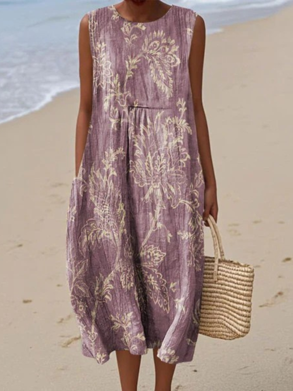 Mia™ Midi-Kleid mit Blumenmuster
