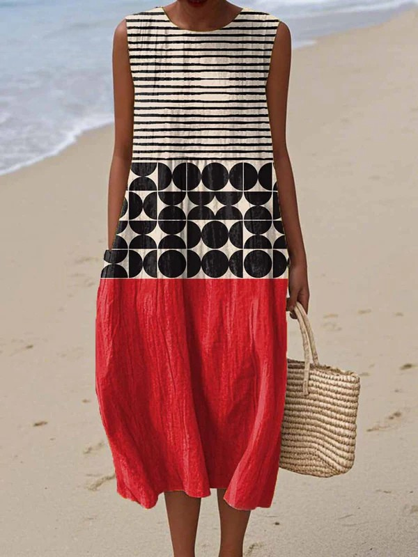Jane™ Colorblock-Midi-Kleid
