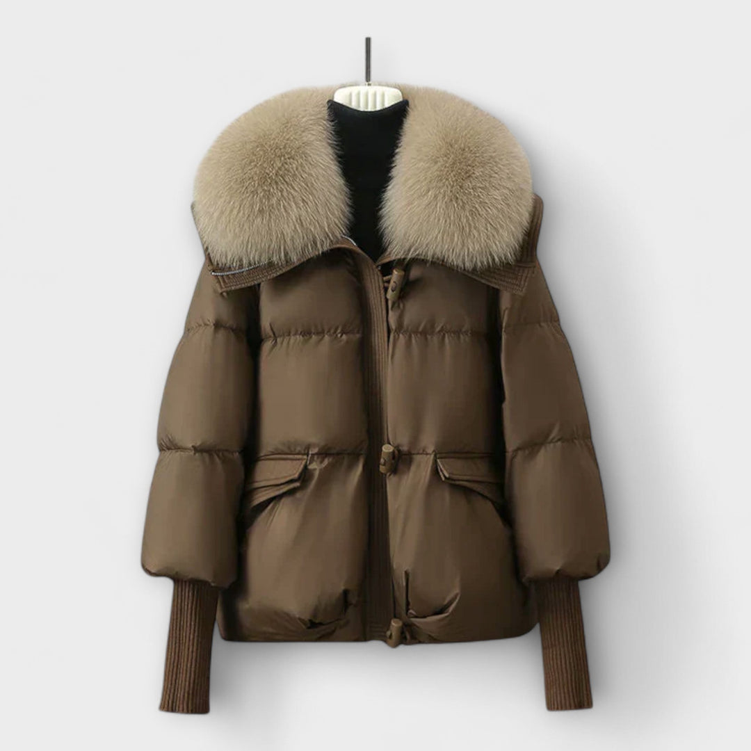 Aurora - Elegante Jacke mit Pels