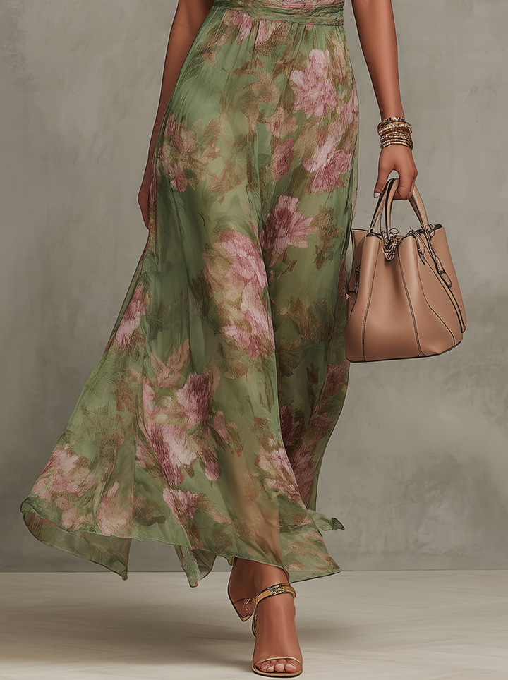 Serena ∙ langes Chiffonkleid