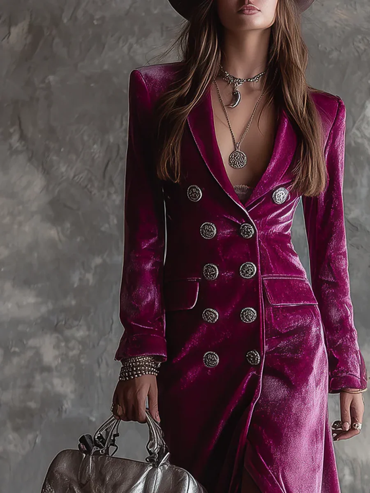 Victoria™ - Samt Blazer Kleid