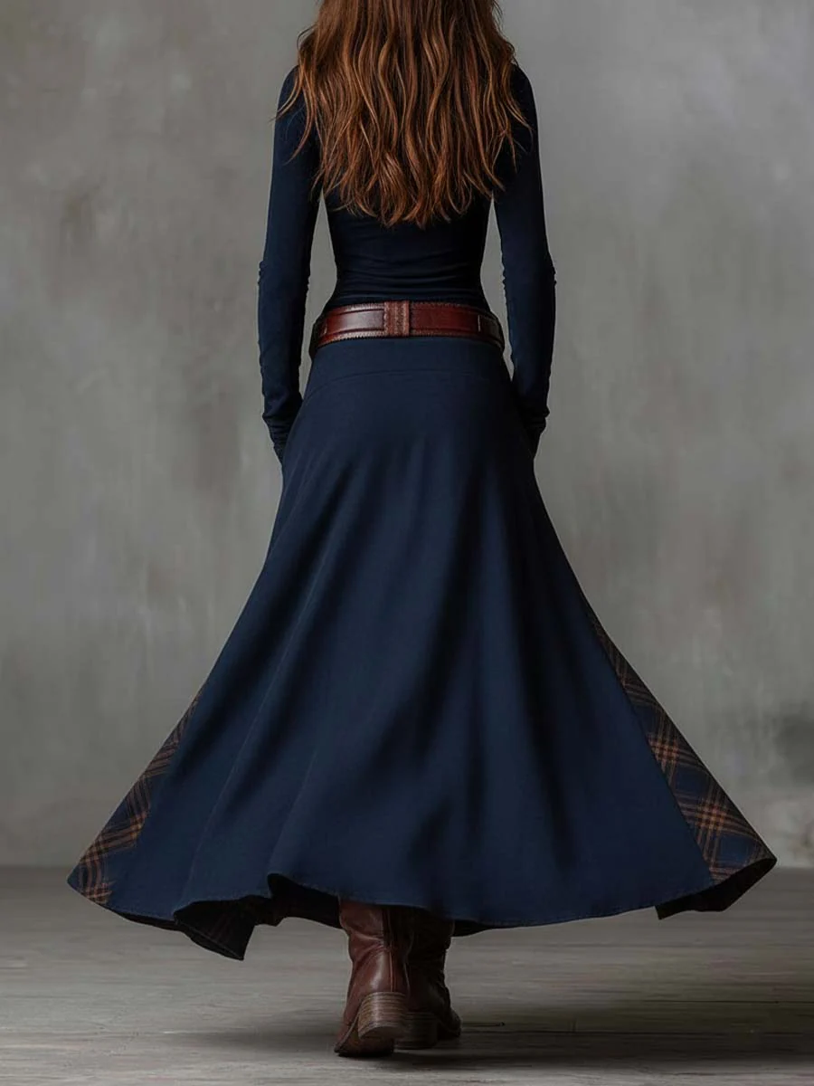 Michelle™ - Wildlederkleid mit Gürtel