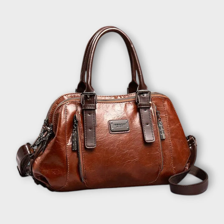 Aurora. - Elegante Vintage-Schultertasche