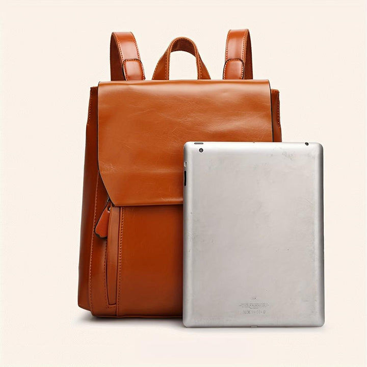 Hannelore – Vintage Rucksack Tasche mit gestepptem Muster