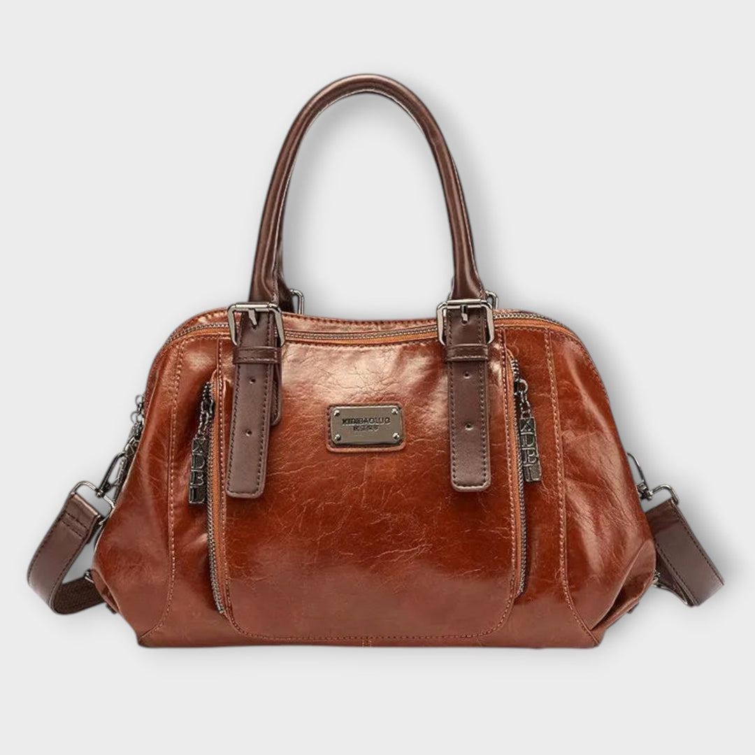 Aurora. - Elegante Vintage-Schultertasche