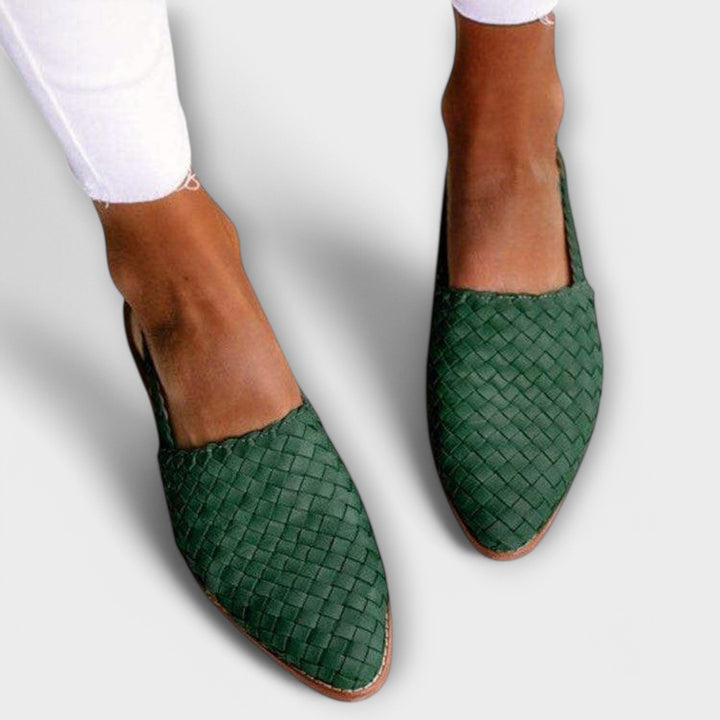 Aurora | Geflochtener Slingback-Loafer