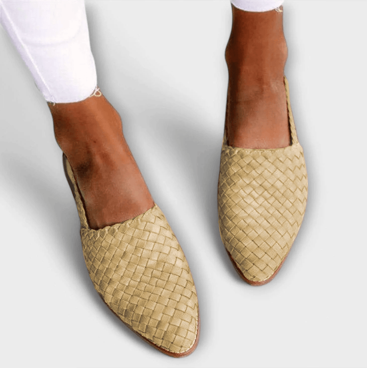 Aurora | Geflochtener Slingback-Loafer