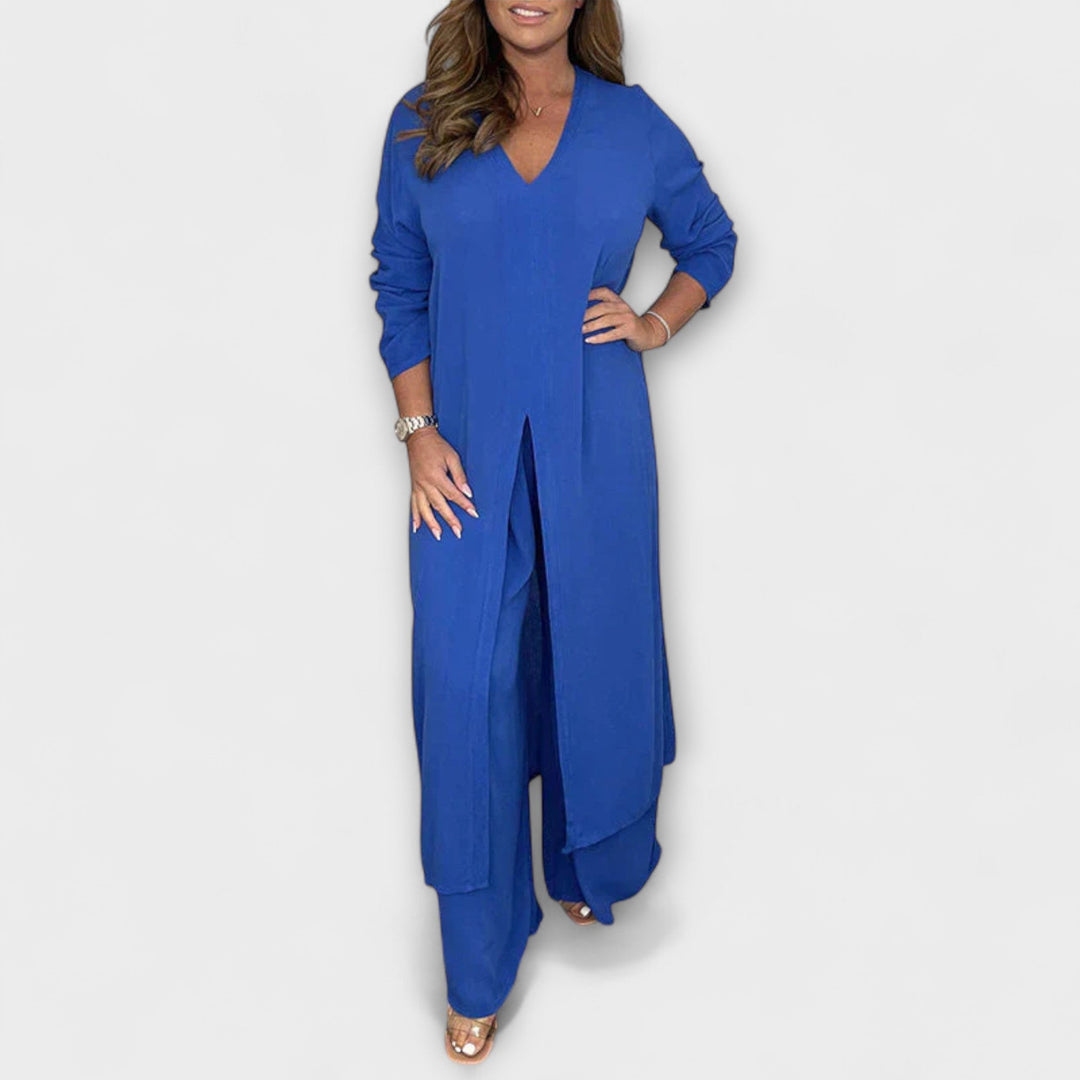 Aurora 2-teiliges stilvolles Damen-Co-Ord-Set