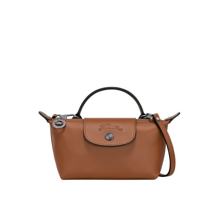 Mini-Leder Longchamp Tasche