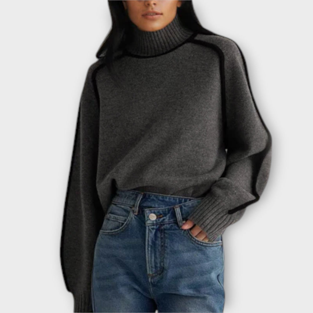 Emilie - Weicher & eleganter Rollkragenpullover