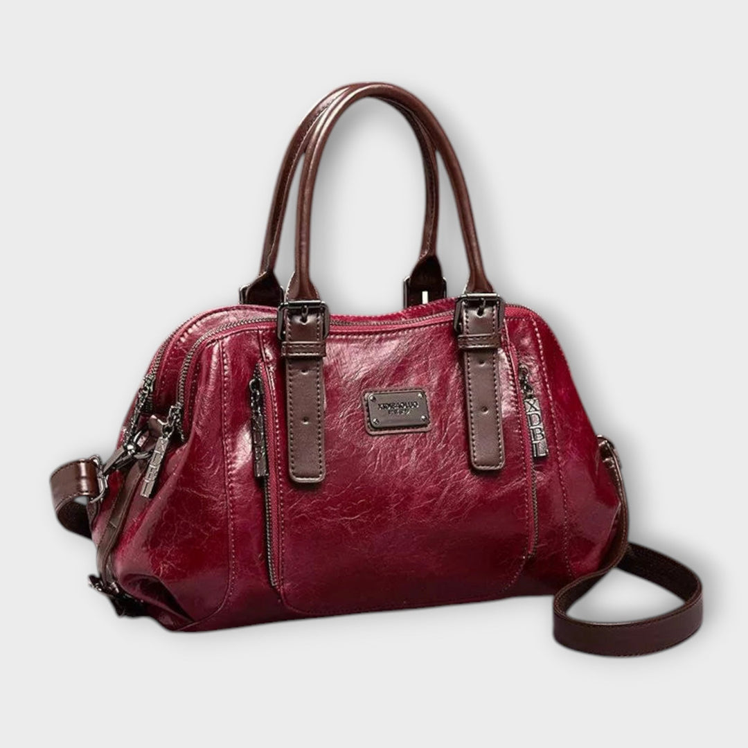 Aurora. - Elegante Vintage-Schultertasche