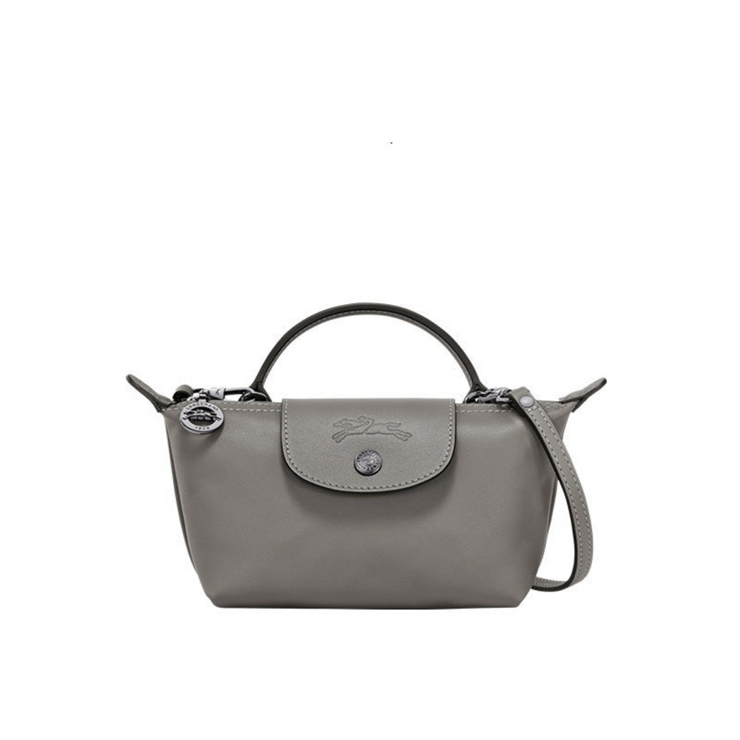 Mini-Leder Longchamp Tasche