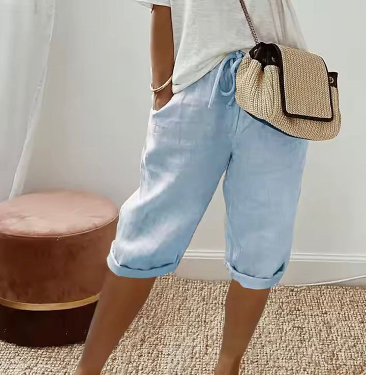 Janet | Luftige Leinen-Shorts
