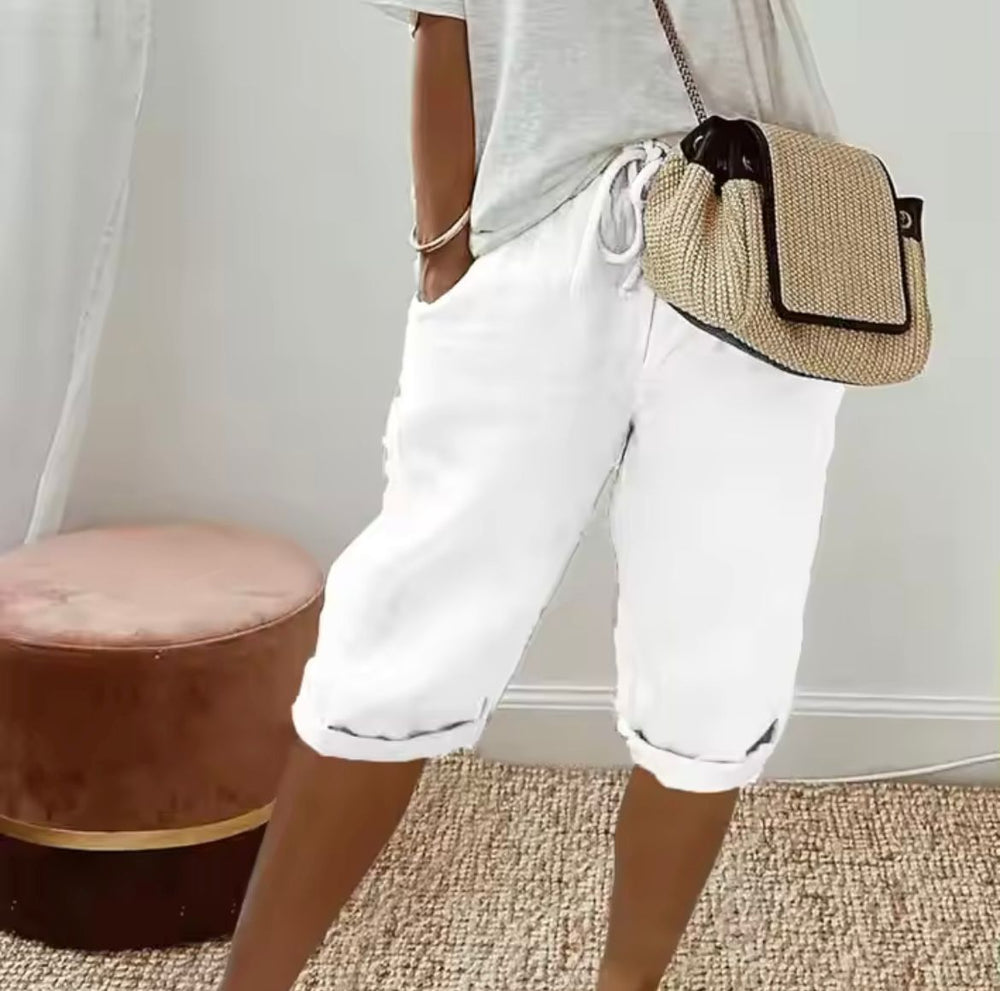 Janet | Luftige Leinen-Shorts