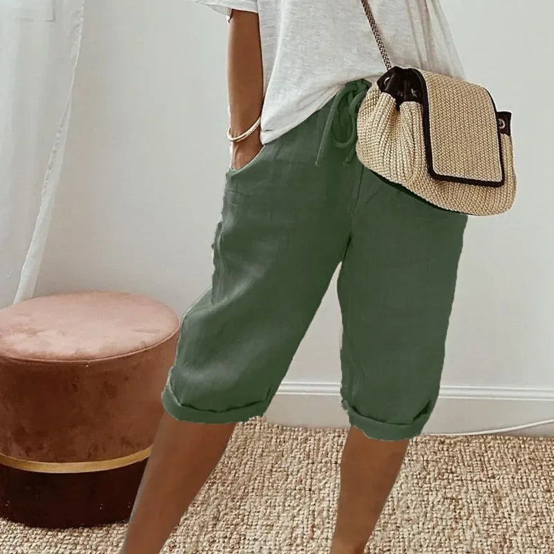Janet | Luftige Leinen-Shorts