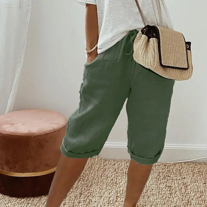 Janet | Luftige Leinen-Shorts