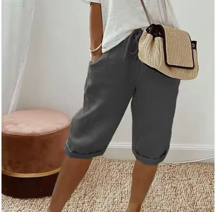 Janet | Luftige Leinen-Shorts