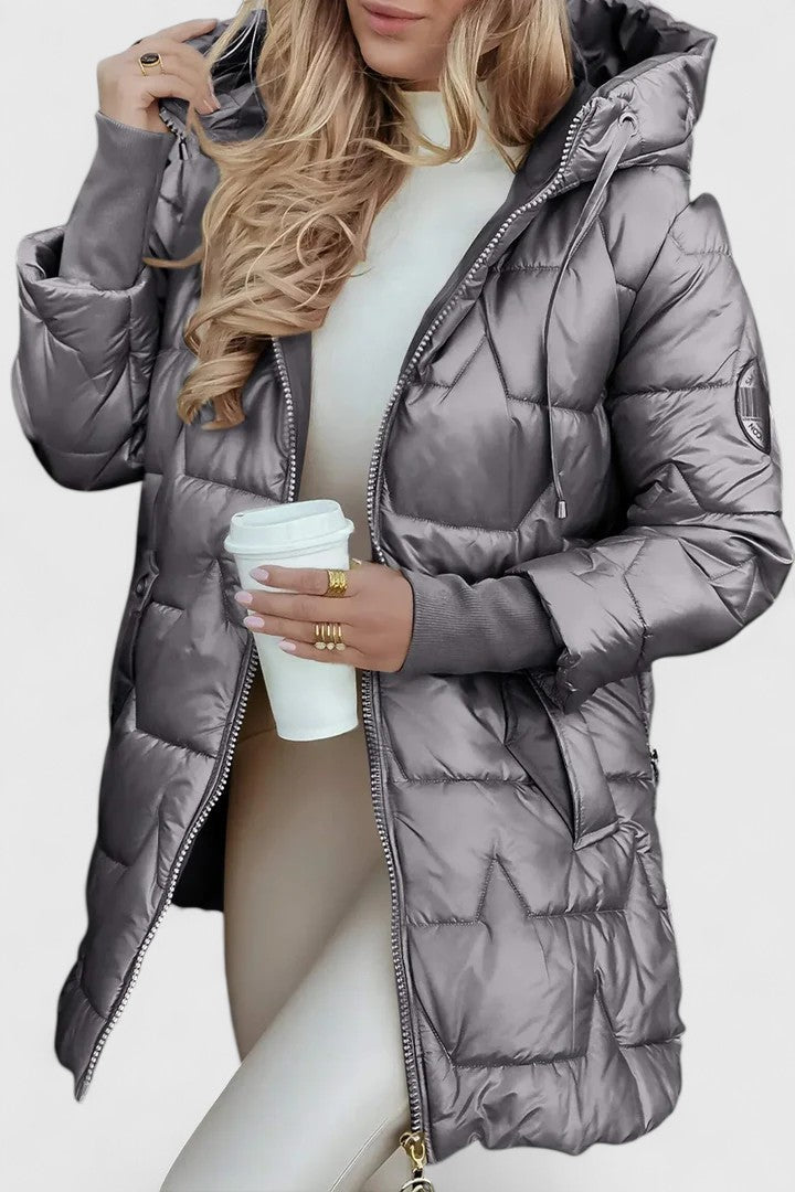 Bettina™ | Steppjacke mit Kapuze