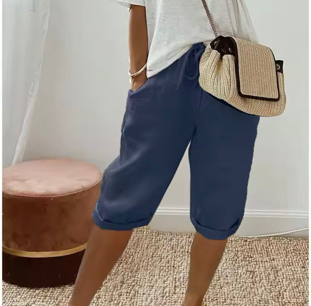 Janet | Luftige Leinen-Shorts