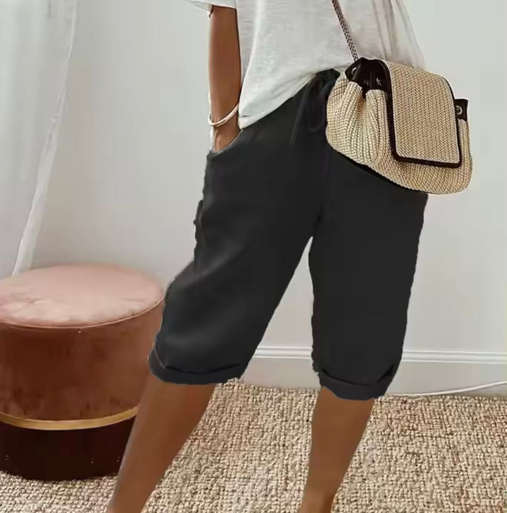 Janet | Luftige Leinen-Shorts